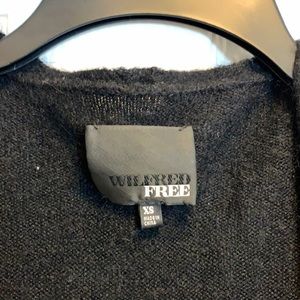 Aritzia Wilfred Free Black Oversized Wool Cardigan